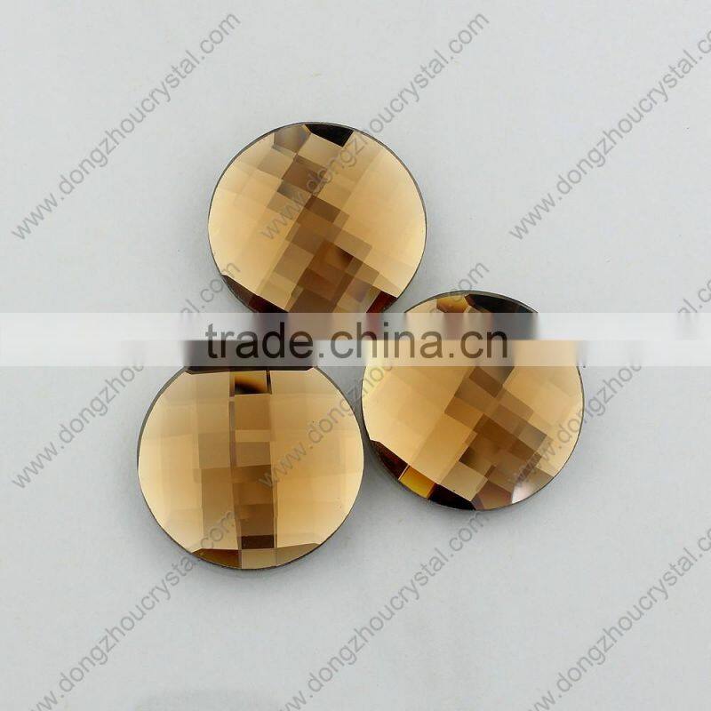flat back round glass beads sew on crystal glass stone
