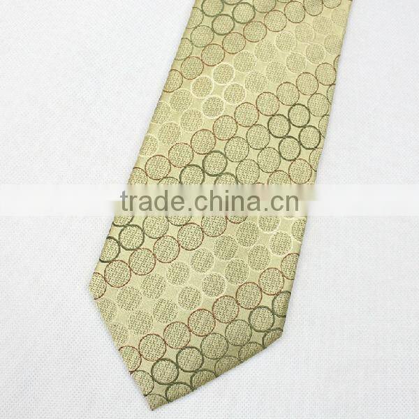 HD-7T75 Fashionable handmade woven pattern Silk seven fold neck tie OEM available