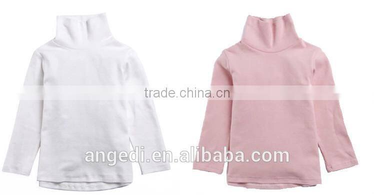 Baby wear high turtle neck long sleeve t shirt winter inner wear