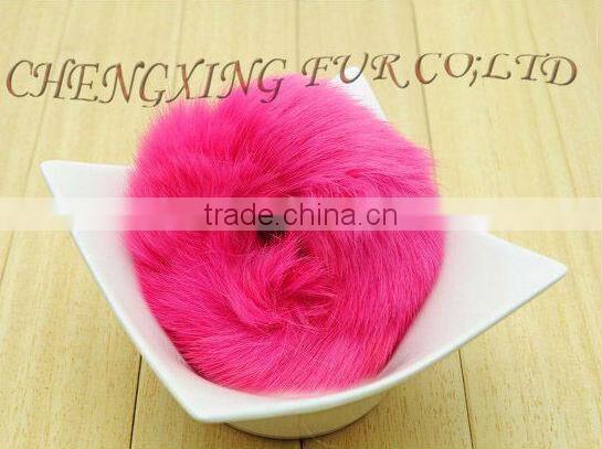 CX-E-02 Genuine Rabbit Fur Elastic Girls Hair Band