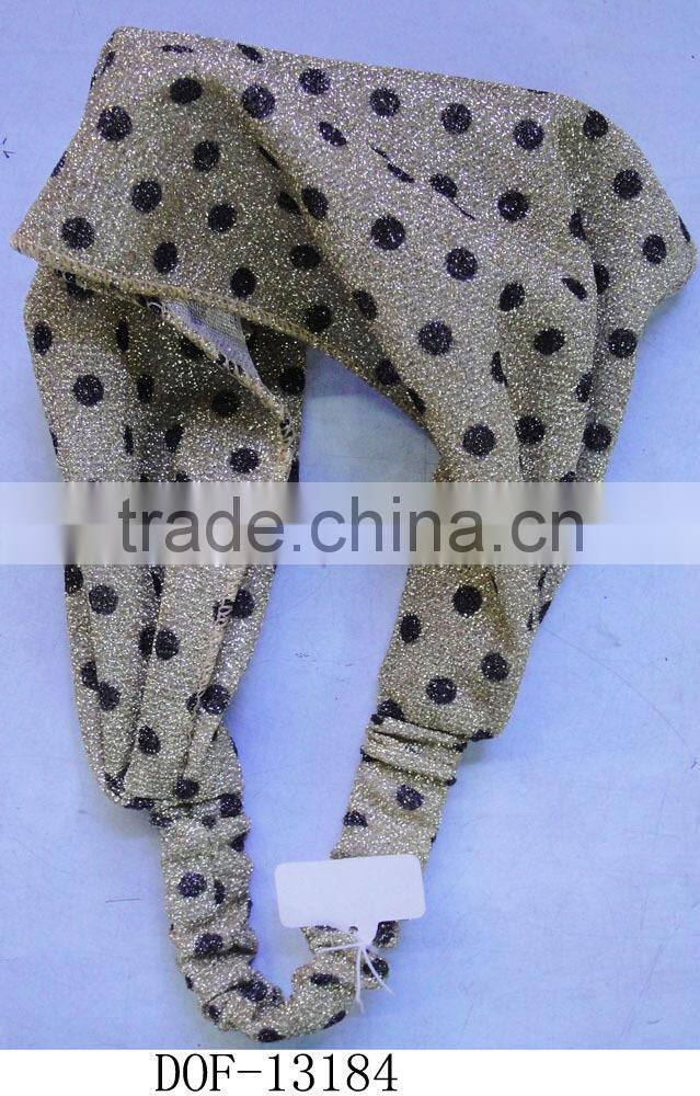Fashion new Hot jersey designer glitter hot hairband