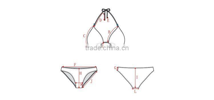 Top Sexy High Fashion Women Colorful bikinis in bulk