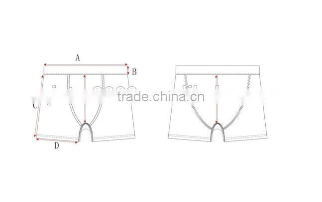 Unique Design Spandex Cotton Sexy Man Boxer Underwear/Mens Underwear Boxer Briefs