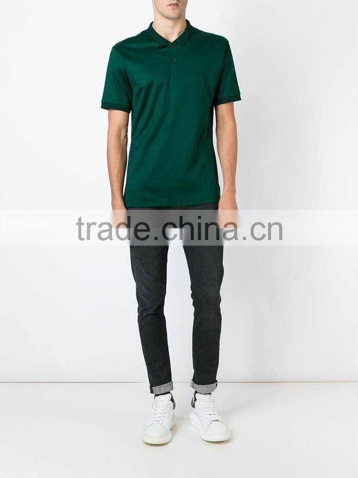 Blank 100 percent cotton short sleeve lifeline polo shirt