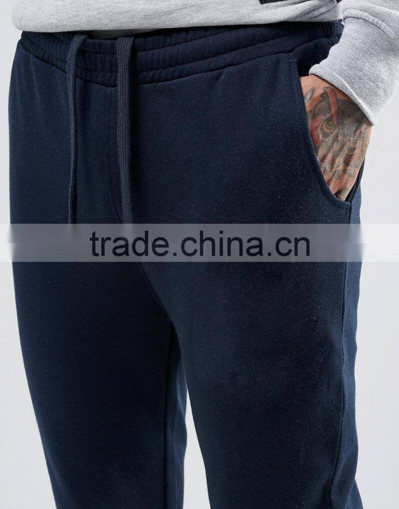 Navy sports sweatpants gym fitness pants slim fit joggers