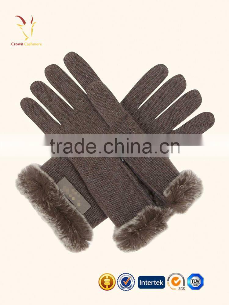 Wholesale Winter Ladies Wholesale Hand Cashmere Gloves Full Finger Gloves