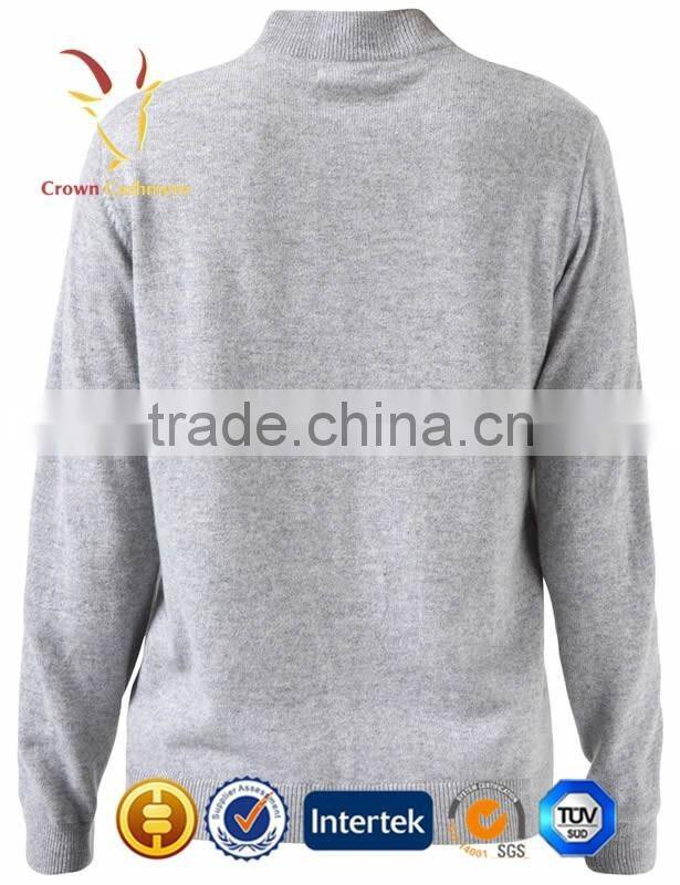 100 Cashmere Grey Women Winter Pure Custom Design Sweater