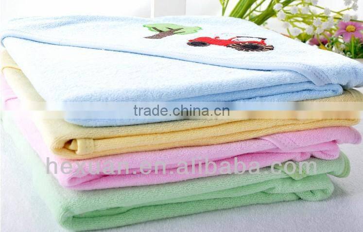 Stocked or OEM 100% Cotton Baby Blanket, Good quality baby Blanket