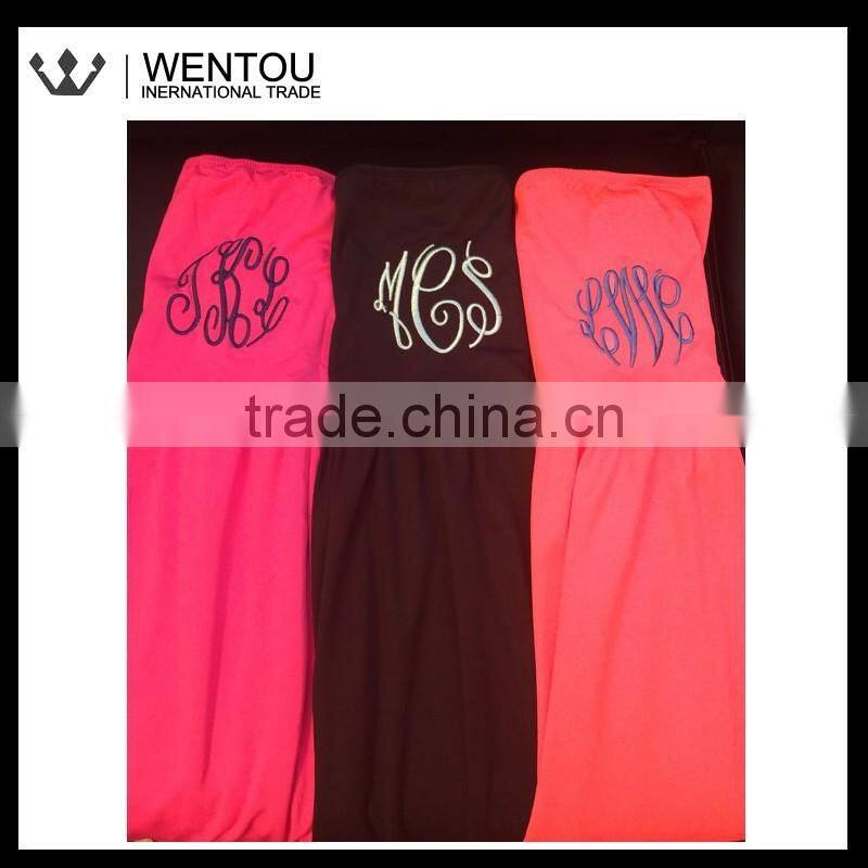 Plain Monogrammed Swimsuit Cover Up