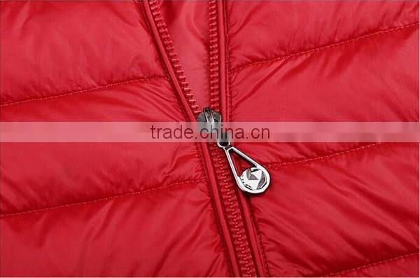Slim Style Ladies duck sex ultra thin foldable down jacket