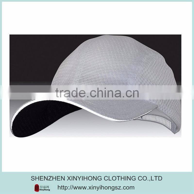 Fashion 100% Polyester Golf Caps with hook and loop