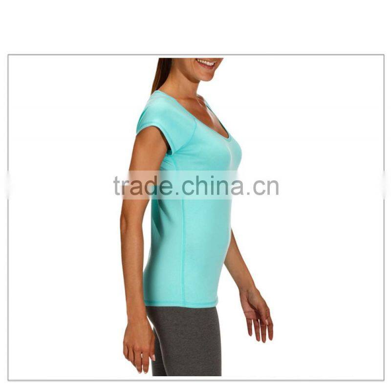 Body Building Wear T-shirt With wholesale Price Dry Fit t Shirt Women Thin Cotton Tshirt
