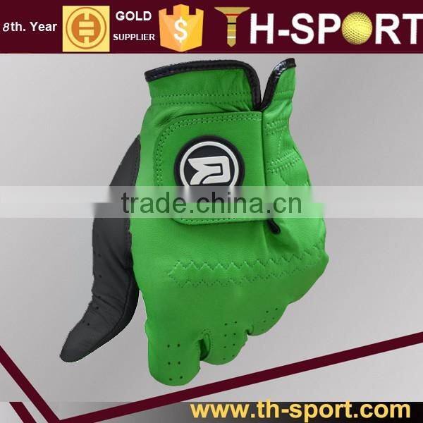 Premium Cabretta Leather Golf Glove in Green Color