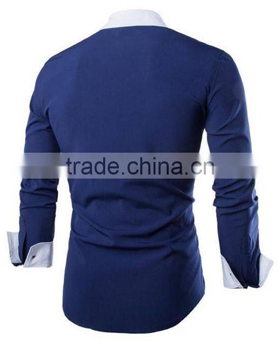 Formal casual suits men slim casual long sleeve shirt