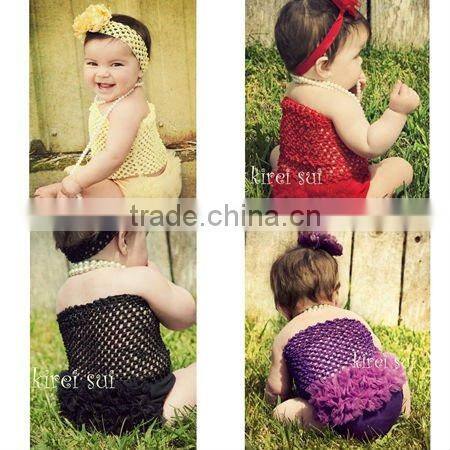 Baby Girls Purple Tube Top & Petti Bloomer Panties 2 Pcs Set