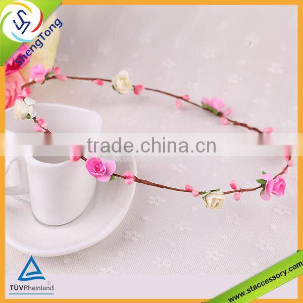 Vines Flowers Hair Hoop Lasted Hairband Design