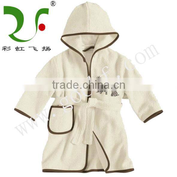 100% cotton terrycloth toddler bathrobes