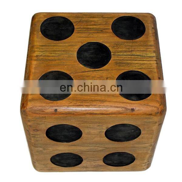 Hot outdoor team training big size custom giant wooden yard dice set