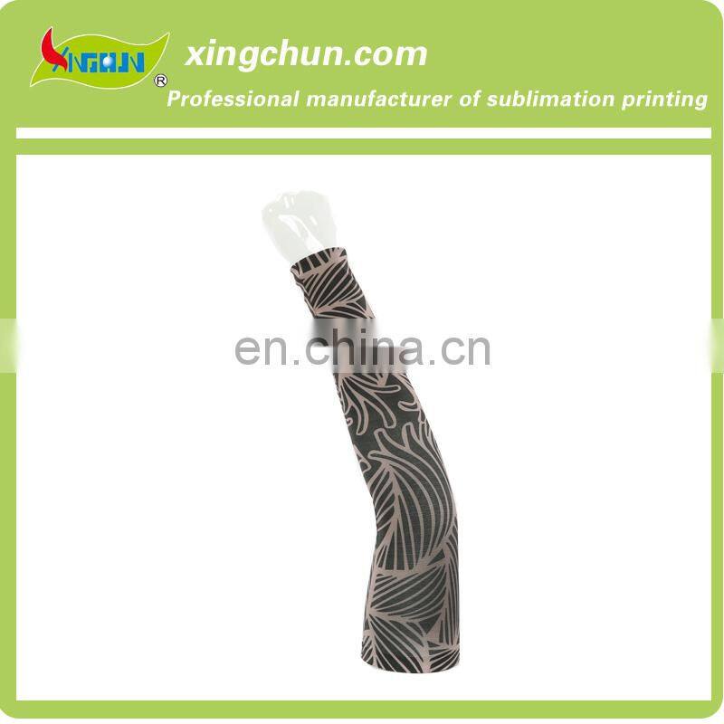 Custom Logo Heat Transfer Printing Anti-UV Arm Sleeves