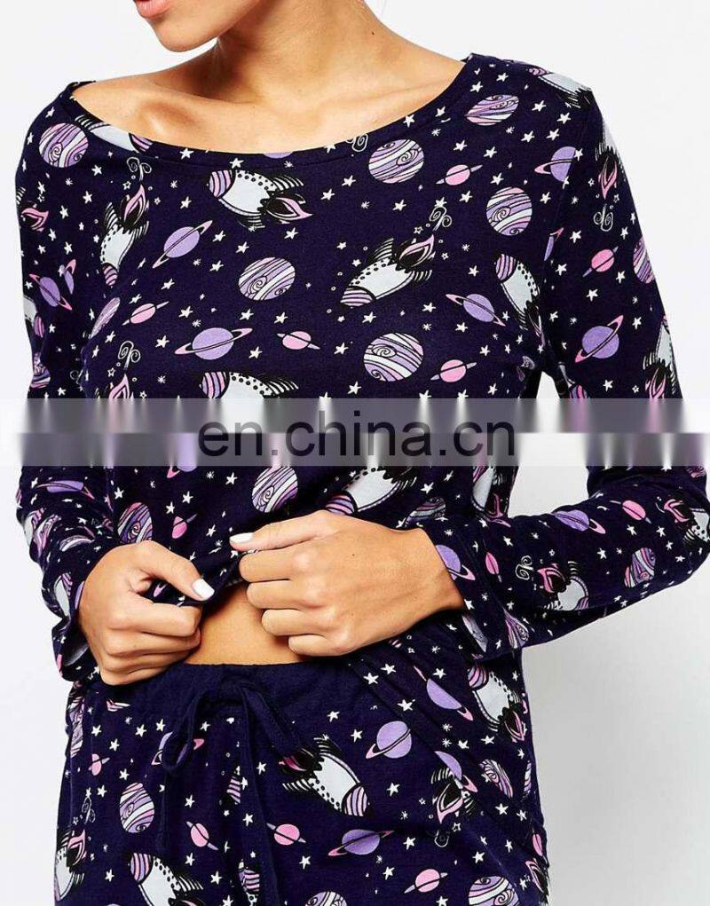 Custom Printed Pajamas Adult Cartoon Pajamas