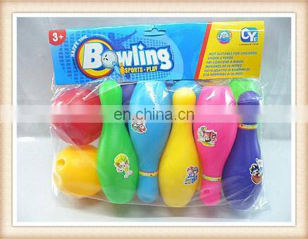 kids plastic bowling ball toy