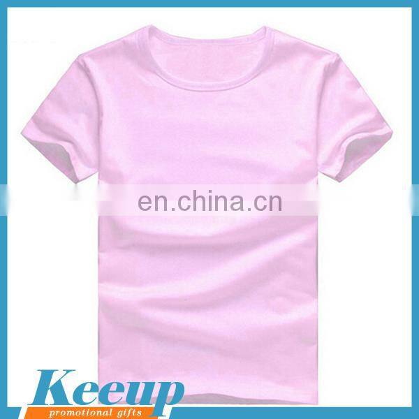Cheap custom 100% cotton or ployester cotton promotion t-shirt