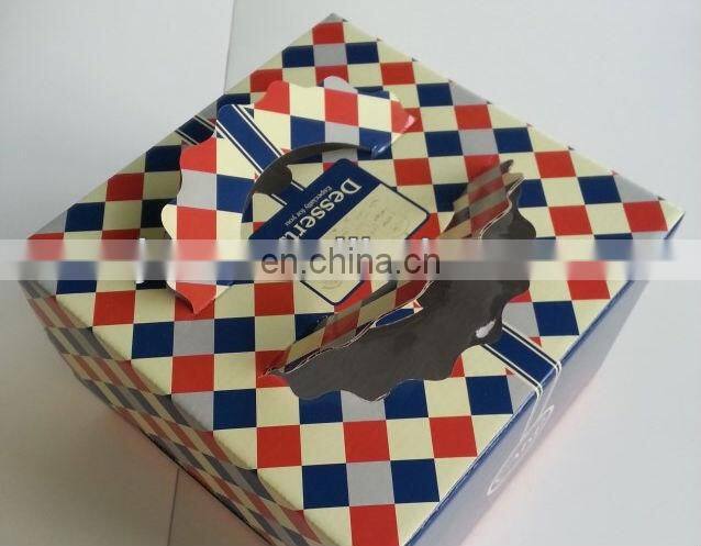 Wedding cake boxes with handle