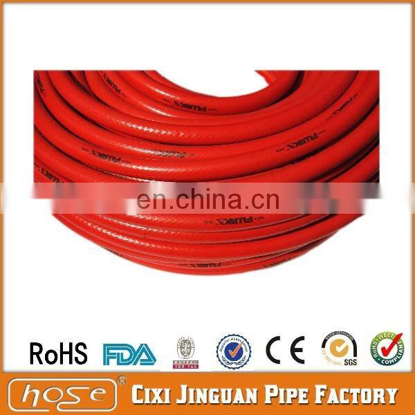 3/8" Hose Gas Hose for Stove, Fiber Reinforced Braided Flexible Plastic PVC Argon Gas Hose