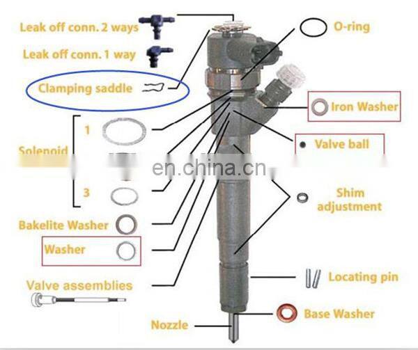 ERIKC E1021011 clamping Saddle F00RJ00322 F00VC22003 clamping clip (Common-Rail) F 00V C22 003 for Bosh 10 PCS/Bag