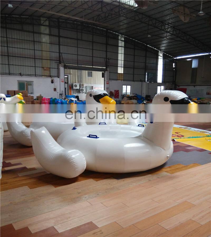 Children Floating Water Island Toys PVC Inflatable Duck Floating Island On Sale