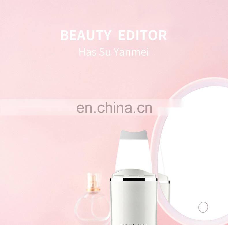 Hot sale ultrasonic machine facial blackhead removal scrubber cleanser