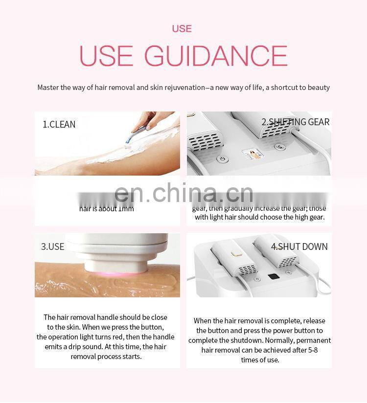 Professional 808 Diode Laser Hair Removal Machine/2 Handles IPL Permanent Hair Removal Machine