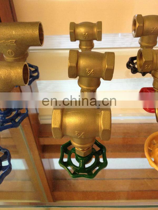 brass stop valve with drain