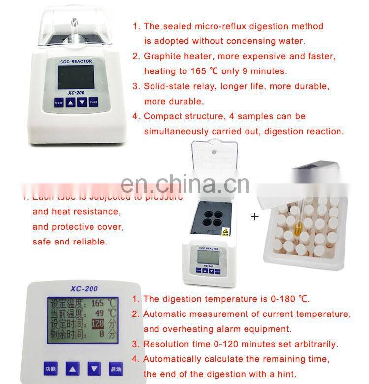 Factory price portable COD REACTOR and test tube heater