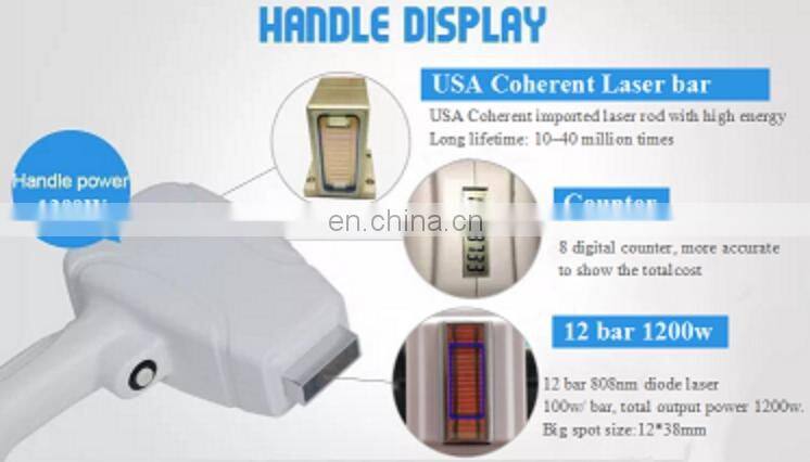 High quality with low cost permanent hair removal machine 755nm 808nm 1064nm diode laser for hair removal