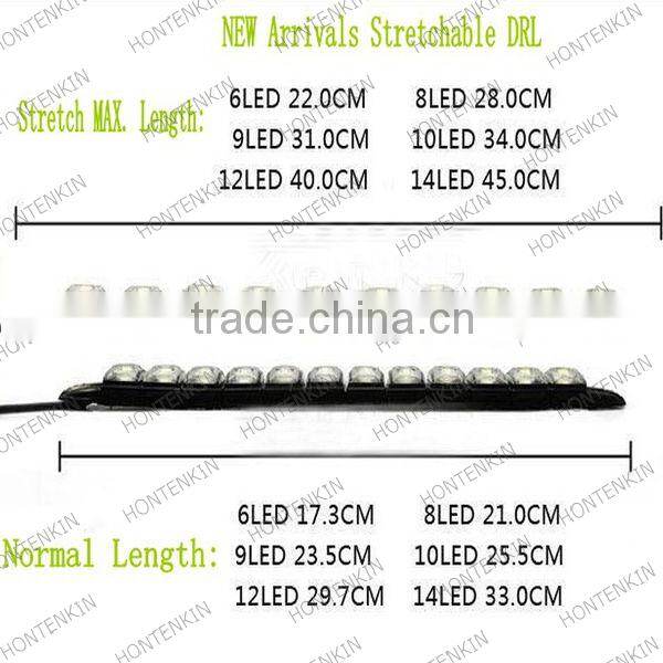 High bright 12 LED DRL 12v waterproof led lights