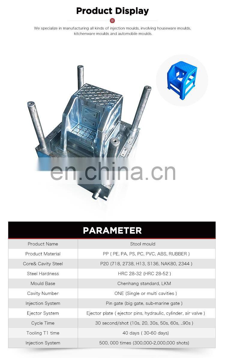 Low cost OEM ODM custom magic large injection stool mold for plastic