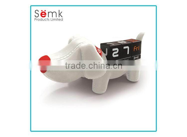 Christmas desk calendar designs gifts dog shape magnetic whiteboard calendar