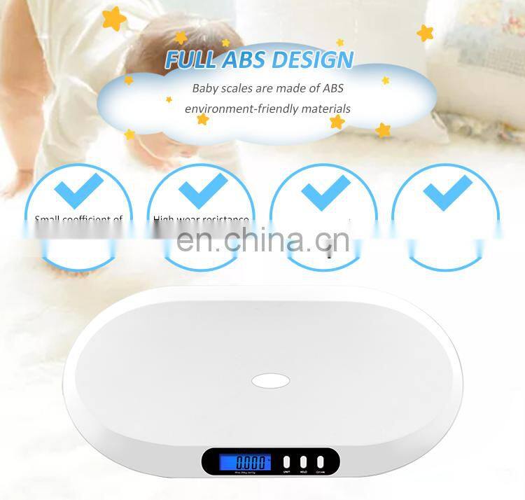Smart Digital Weighing Scales 20Kg Digital Blue Tooth Baby Infant Weighing Scale