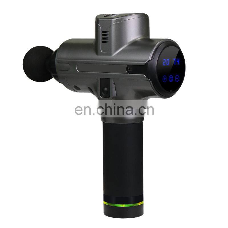 20 Speed LED touch screen full body fascia gun massage gun