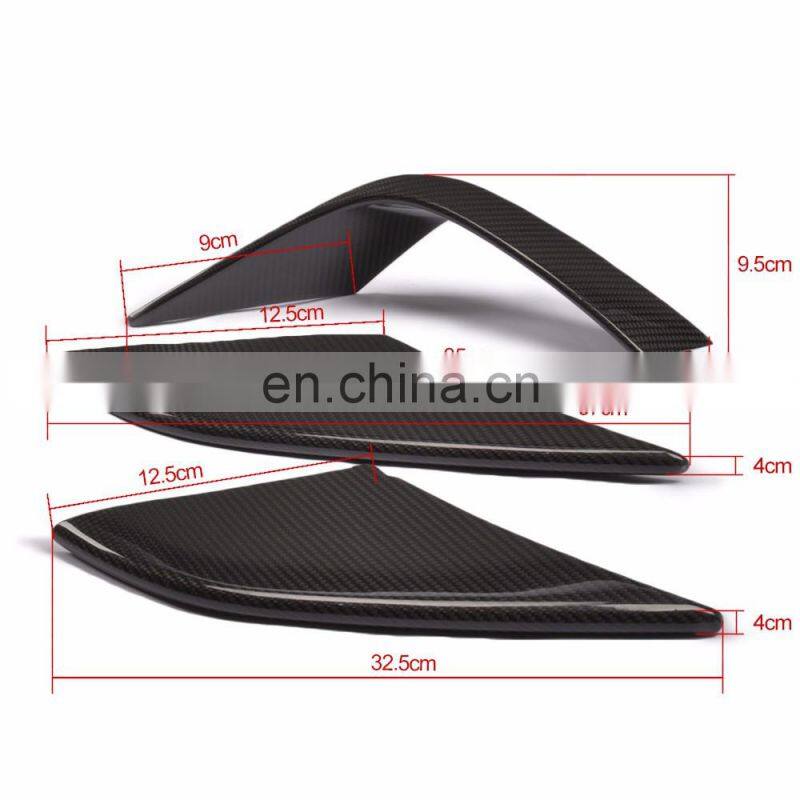 6pcs/set Carbon Fiber Fog Lamp Cover for Porsche Macan 2014 2015