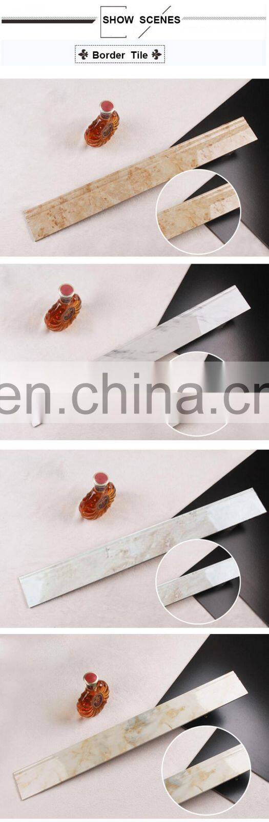 8*45 or 10*60cm ceramic porcelain wall and floor ceramic skirting tile