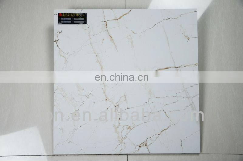 3D inkjet carrara white 600*600/800*800MM glazed polished marble design floor tiles