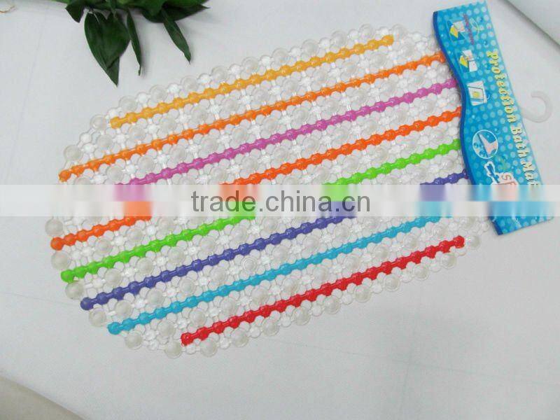 beautiful rainbow oval bath mat YJ-8132