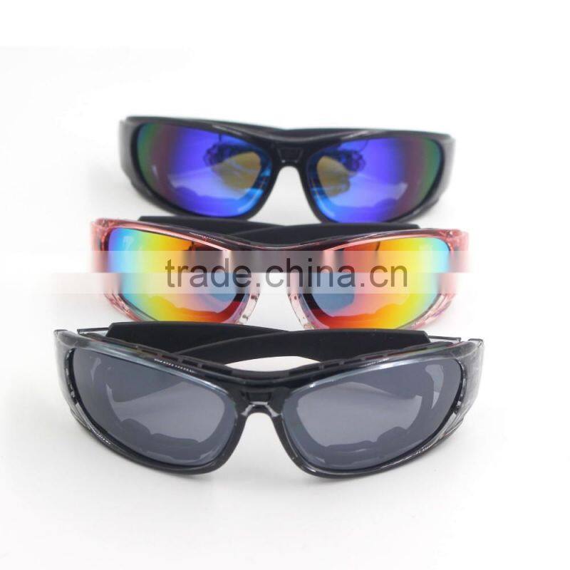 New stylish cool spy glasses wholesale uv protective glasses black frame grey lens army safety goggles motorcycle cycling racing