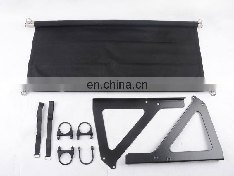 4x4 Black Rear Cargo Cover for Jeep Wrangler JK JL auto Accessories 4 Doors Trunk Cover