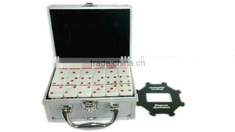 aluminum frame floating display case/stone sample case