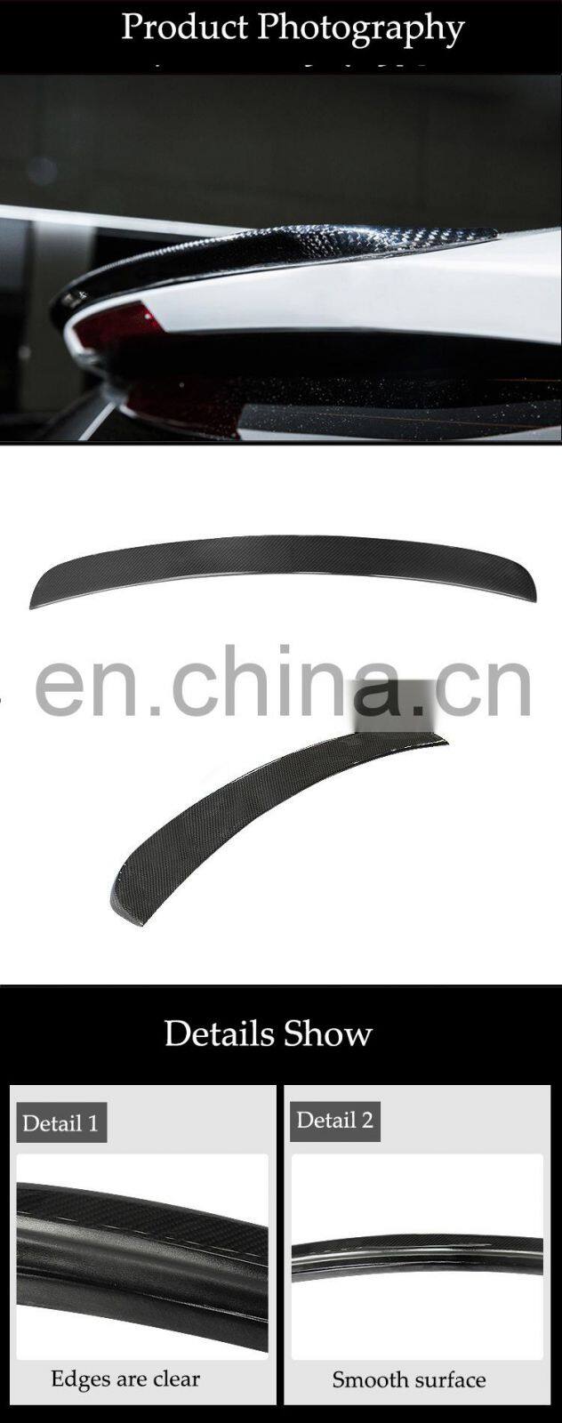 Runde Universal Carbon Fiber Rear Spoiler For BMW X5&F15 Car Carbon Fiber Spoiler