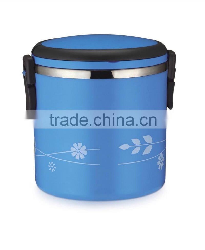 Stainless Steel Insulated Vacuum food containers two layers lunch box