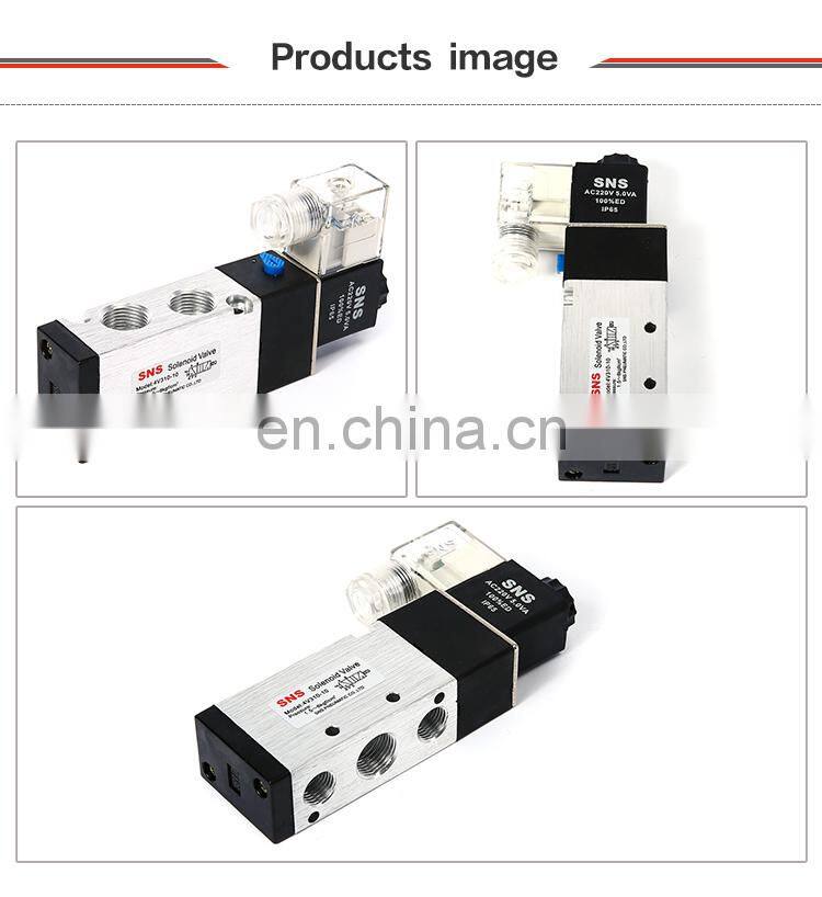 China SNS 4V Series Wholesale Pneumatic Solenoid Air flow Control Valve